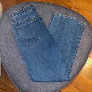Rolla’s denim, high rise straight